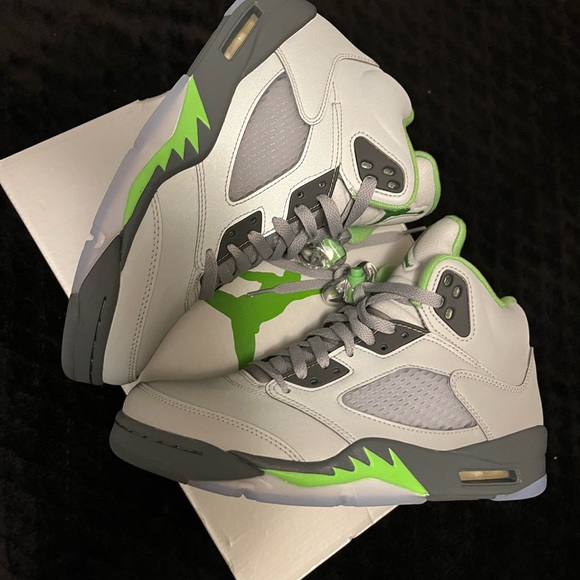 Jordan Retro 5s Green Bean - Picture 3 of 5